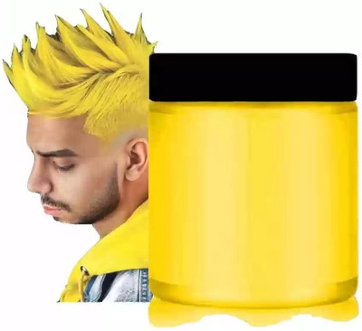 THTC Yellow Hair Color Wax Natural Yellow Hairstyle Hair Wax(100 g)