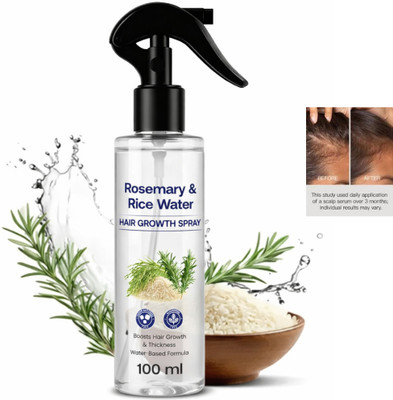 Glow Fox Spanish Rosemary Water with Biotin for Thick & Strong Hair|Men and Women Hair Spray(100 ml)