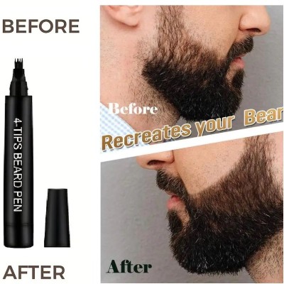 WOONGMI Hair Styling Eyebrow Tool Male Mustache Repair Shape Only Beard Pen Beard Cream(2.5 g)