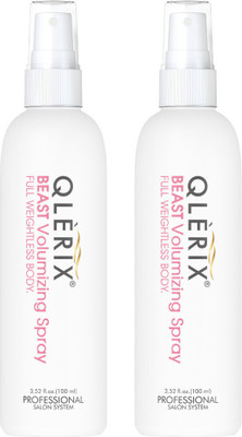 QLERIX Beast Volumising Hair Spray for Hair Styling Texturising Spray Pack 2 Hair Spray(200 ml)