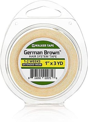 WALKER TAPE German Brown hair System Tape 1inch 3 yard Roll Double Sided Tape Hair Paste(30 g)