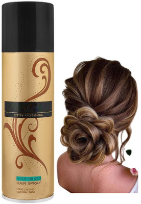 GULGLOW99 Gold System Professional Hair Spray - Super Firm Hold Hair Spray AR123 extreme Hair Volumizer spray(200 ml)