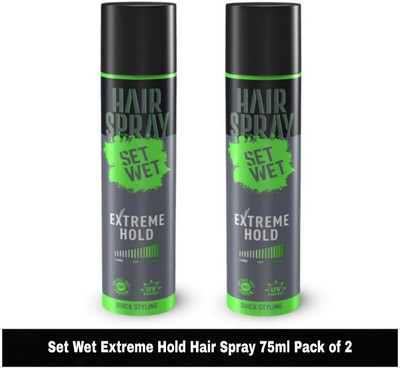 SET WET Extreme Hold for Men,Hair Setting and styling Hair Spray(106 g)