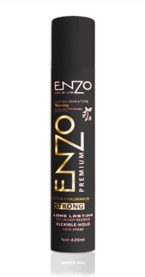 enzo Hair Holding Premium Ultra Shine Finish Hair Spray 420ml Hair Spray Hair Spray(420 ml)