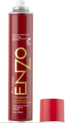 MX COLOR Enzo Premium Ultra Shine Finish Hair Spray 420 ml (pack of 1) Hair Spray(420 ml)