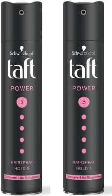 TAFT Power 5 Hairspray Cashmere 250ml each (2pcs) Hair Spray(500 ml)