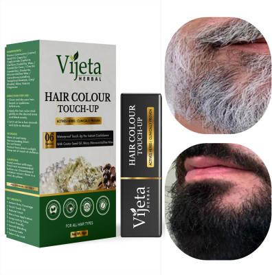 VIJETA Hair Color Touch Up Stick Temporary Hair Color Stick Hair Dye Pencil men women Hair Serum(5 g)
