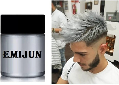 Emijun Hair Color Wax Hair Wax SIVER Hair Wax(100 g)