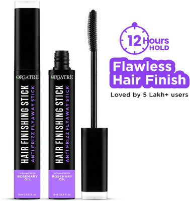 Orgatre Hair Finishing Stick - Non-Greasy & Non-Sticky - For Instant Shine & Style Hair Gel(15 ml)