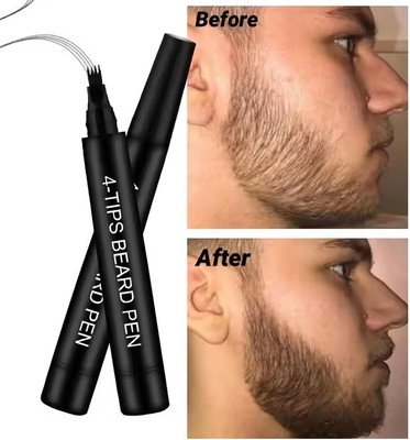manasona Beard Pencil Filler - Water Proof, Long Lasting Coverage & Natural Finish Hair Cream(2.5 g)