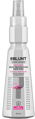BBlunt Hot Shot Heat Protection Mist with Grapeseed Oil & Provitamin B5 - 150 ml Hair Spray(150 ml)