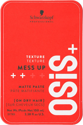 Schwarzkopf Professional OSiS+ Mess Up Hair Styling Matte Paste Hair Mousse(100 ml)