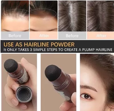 GABBU Best 2 in1Hairline Shadow Powder Stick Hair Powder Eyebrow Powder Hair Powder Hair Powder(1.1 g)