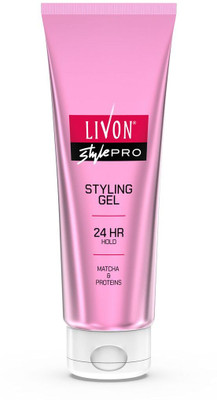 LIVON Style Pro Styling Gel, 24-Hour Hold | Matcha and Proteins, All Hair Types Hair Gel(100 ml)