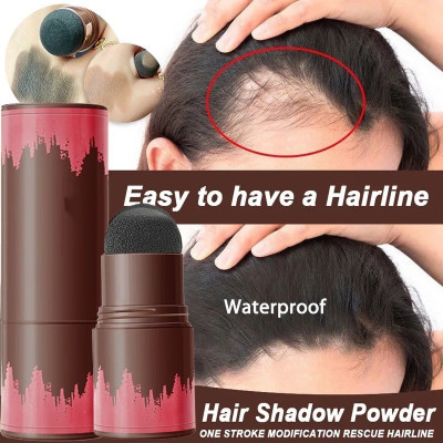 manasona Hairline Powder Shadow Hair Color For Root Touch Up & Hair Loss Cover-Up , Black