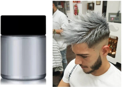 Emijun Silver Gray Hair Color Wax Hair Wax Hair Wax(100 g)