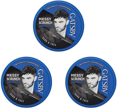 GATSBY Japan Styling- Hard & Free,(Set of 3) Hair Wax(25 ml)