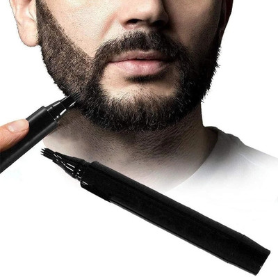 manasona Beard Pen Filler For Men Black Beard Filling Pen Beard Cream(2.5 g)