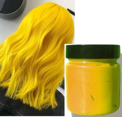 REIMICHI yellow Temporary Hairstyle Cream Hair Wax(100 g)