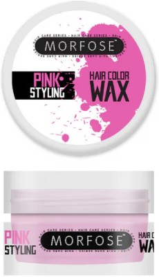 Morfose Hair Color Wax Pink Styling Hair Wax(100 ml)