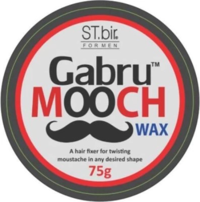 ST.bir for men Gabru Mooch wax (75 gm) (1 Pcs) Beard Cream(75 g)