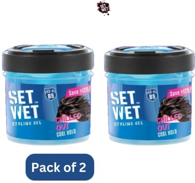 SET WET Casually Cool Unbeatable Hold Trending Hair Gel(500 g)