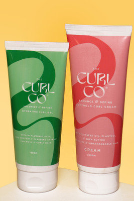 The Curl Co Soft Hold Curl Cream & Curl Gel Hair Cream(300 g)