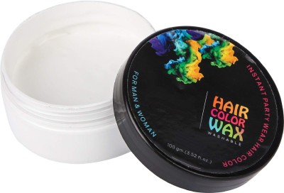 Emijun Temporary Hair colour wax White Hair Wax Hair Wax(100 g)