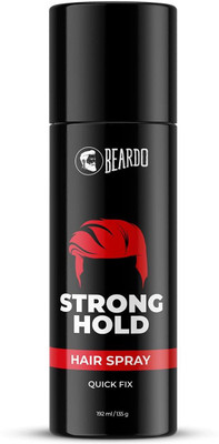 BEARDO Strong Hold Hair Spray For Men Hair Spray 135 gm Hair Spray(135 g)