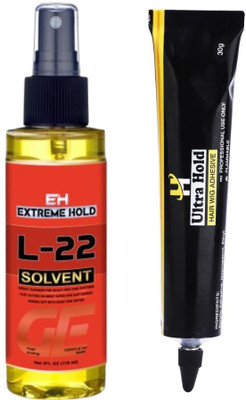 Growth 30g Waterproof Wig Glue and Remover Spray Combo - Wigs & Extensions (Pack of 2) Hair Spray(118 ml)