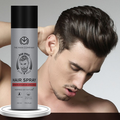 THE MAN COMPANY Long Lasting | Strong Hold | Matte Look | Toxin Free Hair Spray(250 ml)