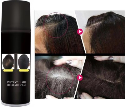 WOONGMI Black Cover-Up Concealer Hair Spray For All Man & Women Hair Spray(125 ml)