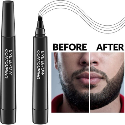 WOONGMI Beard Pen Filler Waterproof & Long Lasting Coverage Beard Filling Pen Beard Cream(1 g)