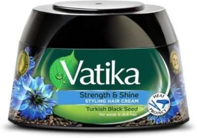 Zottie Vatika Imported Strength & Shine Styling Hair Cream, Turkish Black Seed, Hair Cream(140 ml)