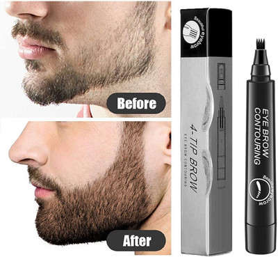 manasona Beard Pen Filler Full Beard Coverage Natural Finish Beard Cream(2.5 g)