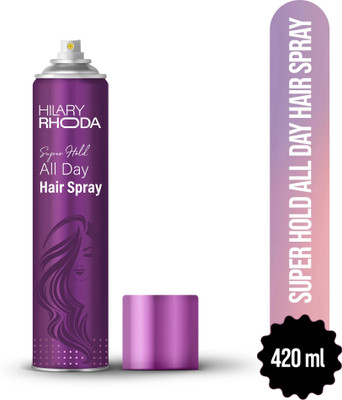 Hilary Rhoda Super Hold All Day Hair Spray | Hair Locking & Ultra Strong Hold Hair Spray | Hair Spray(420 ml)