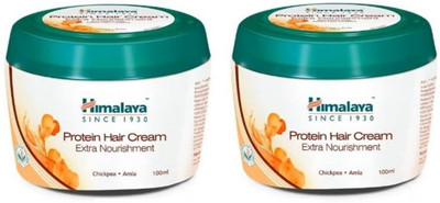 HIMALAYA Protein Hair cream(Pack of 2)100ml Each For Men Hair Cream(200 ml)