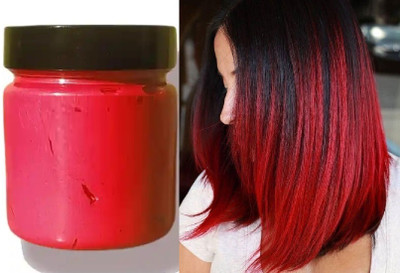 Jiwoo HAIR COLOR CREAM WAX RED COLOR HAIR WAX Hair Wax(100 g)
