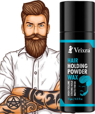 VRIXRA Hair Volumizing Powder Wax with Strong Hold Matte Finish -Enhance Volume Texture Hair Powder(15 g)