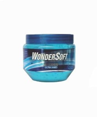 Wondersoft Ultra Hard Hair Styling Gel No Alcohol Hair Gel Pro-Vitamin B5 For Stronger Hair Hair Gel(250 ml)