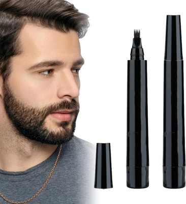 WOONGMI Long Lasting, Waterproof and Smudge-proof Beard Filler Pen Beard Cream(2.5 g)