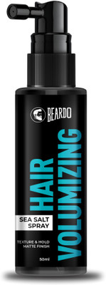 BEARDO Hair Volumizing Sea Salt Spray |For Hair Thickening, Texture & Hold Matte Finish Hair Spray(50 ml)