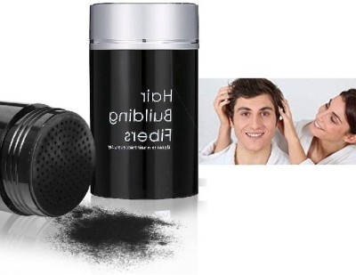 Emijun black fiber for covering baldness black Hair Powder Hair Powder(25 g)