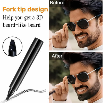 YAWI Best Beard Pencil Filler for WaterProof, Long Lasting Coverage Beard Cream(2.5 g)