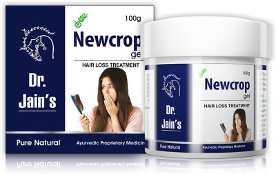 Dr. Jain's NewCrop Grow Hair Gel, Scalp Nourishmesnt and Non Oily Method 100grams Pack of 2 Hair Gel(200 g)