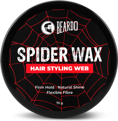 BEARDO SPIDER WAX for Stylish Hair Wax Strong Hold Natural Shine | Re-stylable Hair Wax(75 g)