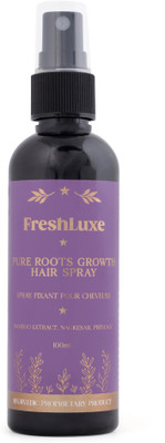 FreshLuxe Pure Roots Growth Hair Spray | Bamboo Extract, Nagkesar | Strengthen, Nourish | Hair Spray(100 ml)