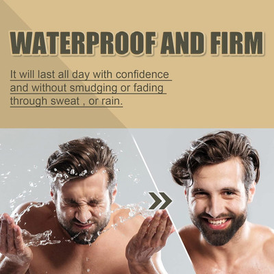 manasona Mustache Repair Shape, Beard, Moustache & Eyebrows, Micro-Fork Tip Beard Cream(2.5 g)