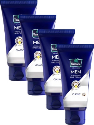 Parachute Men Aftershower Classic Hair Cream 50g (Pack Of 4) Hair Cream(200 g)