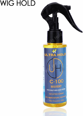 Wig Hold Ultra Hold C-100 Wig & Toupee Adhesive Remover – Strong Solvent Formula Hair Spray(118 ml)